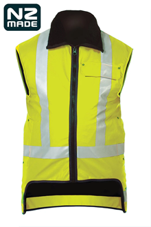 TUFFLEX SUPERIOR HI-VIS VEST - Fleece Lined | Sleeveless